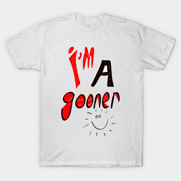 I’m a gooner T-Shirt by stephenignacio